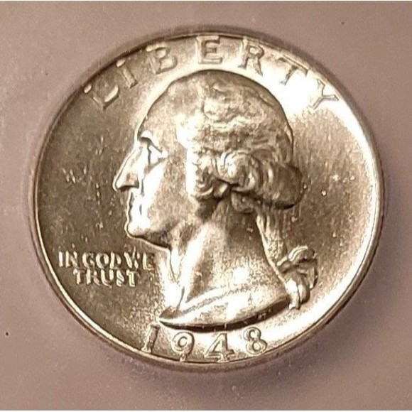 1948 S Washington Quarter MS67 ICG - Picture 3 of 4